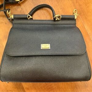 Dolce & Gabbana Black Sicily with Gold Accents